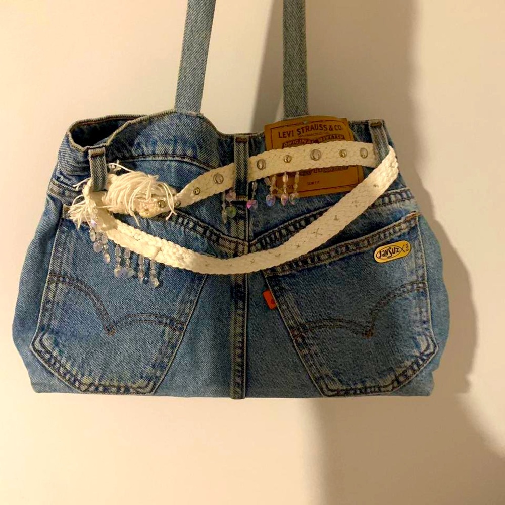 Homemade Levi handbag